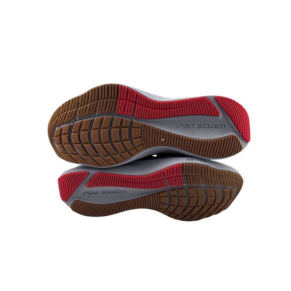 Nike Zoom Men Winflo 8 Running Shoes Anthracite/Rush Orange CW3419-010 Sz 9 - Picture 10 of 16